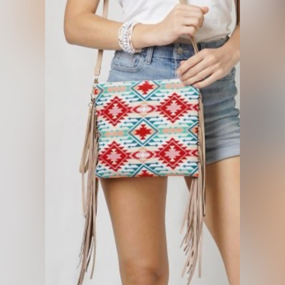 - NWT LIB New York fringe crossbody bag